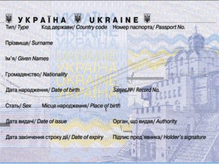 паспорт закордон